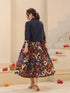 Women Ethnic Motifs Printed Pure Cotton Fit & Flare Midi Dress